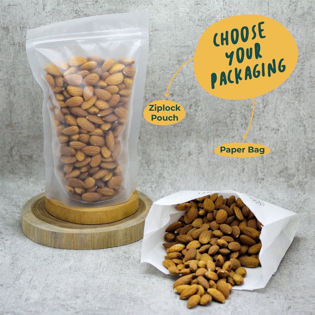 

BulkSource - Raw Almond / Kacang Almond Mentah 100g