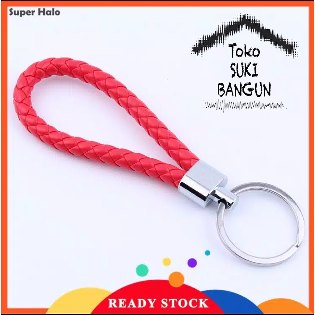 Key Chain Phone Strap Leather BRAIDED Kulit Kepang Gantungan Kunci