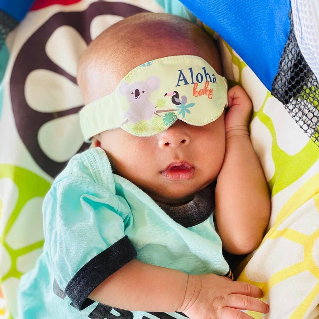 Sunbabes / Omiland Baby eyemask eye mask penutup mata bayi pelindung kaca mata berjemur