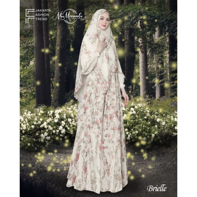 Brielle Series ORI by Nha Mirranda / Gamis Set Syar'i / Gamis Pesta Mewah / Dress Muslimah / Baju Syar'i Terbaru / Fashion Muslimah Branded-B