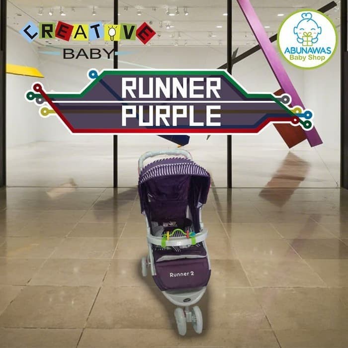 Stroller Creative Baby Runner 2 Kereta Bayi Roda Tiga