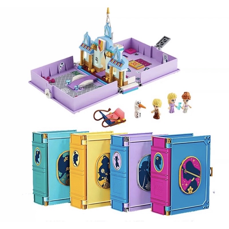 princess story book builidnb blocks mainan balok pretend plays -llinakddistre-