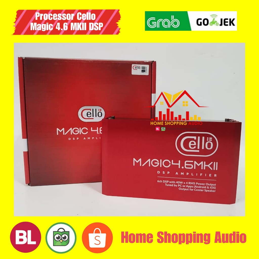 Processor Cello Magic 4.6 MKII DSP Power Processor Cello Magic 4.6MK2 Processor Murah Garansi Cello