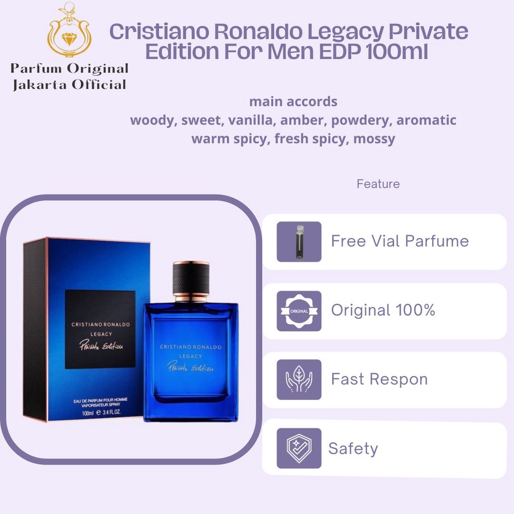 Parfum Parfume Perfume Asli Perawatan Kecantikan Original Import Branded Pria Laki Laki Cowok Cristi