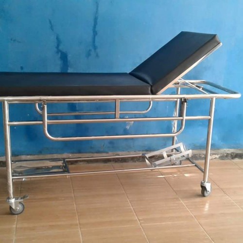 Brankar Emergency Komplit Stainless