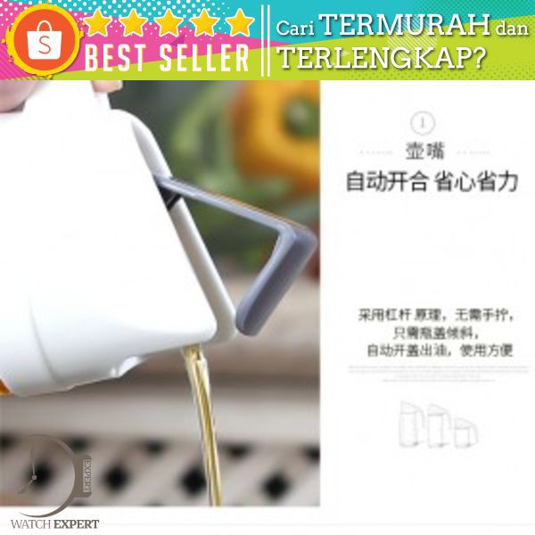 Roborobo Botol Minyak Serbaguna Seasoning Glass Jar 630ml - CYX180813K0 - Gray