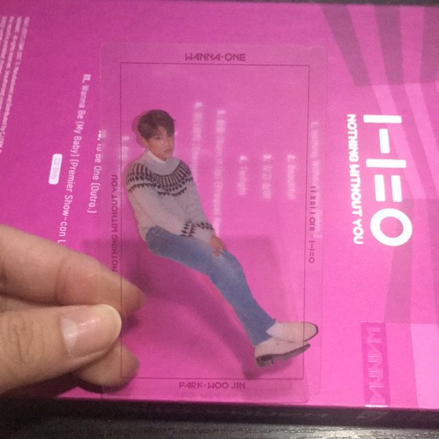 [PHOTOCARD ONLY] WANNA ONE - WOOJIN NOTHING WITHOUT YOU (WOOJIN PHOTOCARD)