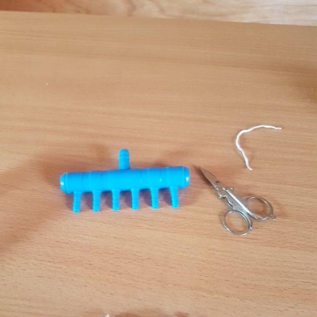 Air Divider Manifold 6 Cabang Alat Pembagi Udara Dan Air Aquarium Dan Hidroponik 6 Way