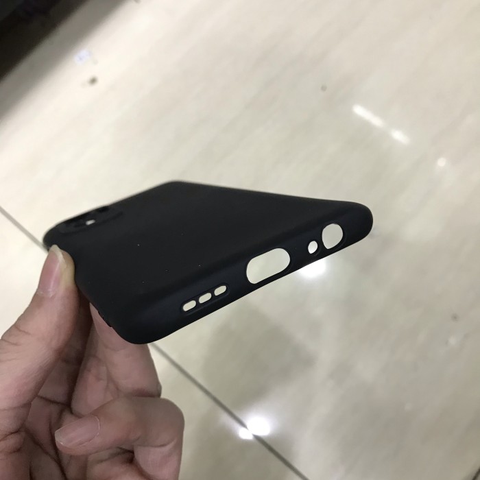 REDMI NOTE 10 4G PREMIUM BLACK MATTE CASE ORI 1.5MM CAMERA PROTECTOR