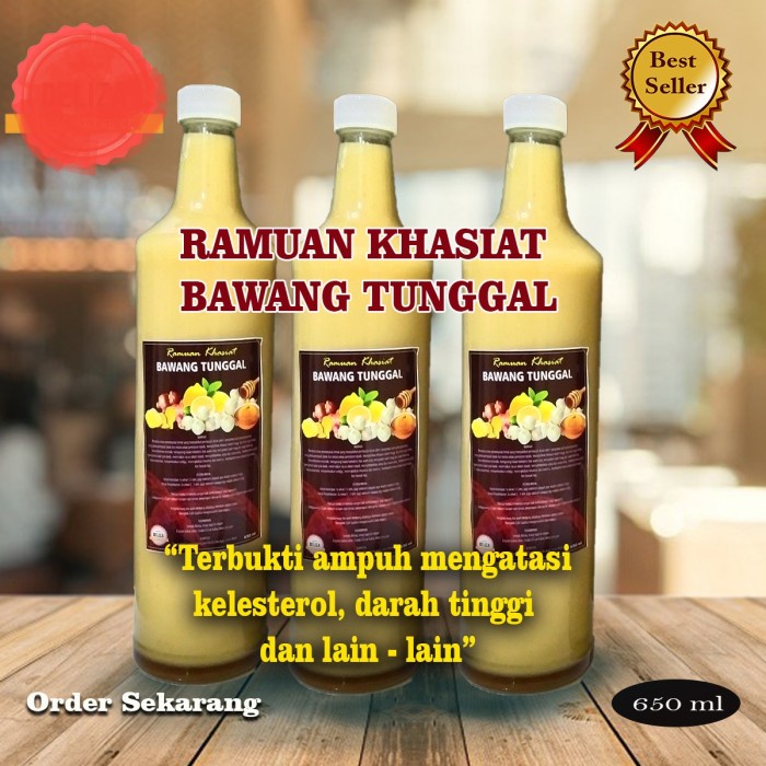 

JUS HERBAL BAWANG PUTIH TUNGGAL MADU LEMON 600 ML / BAWANG PUTIH TUNGGAL SANGAT AMPUH