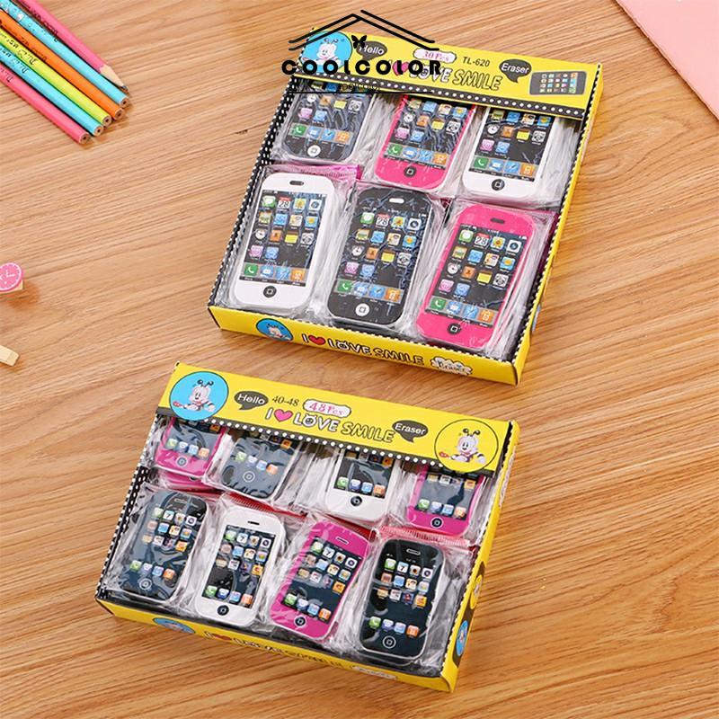 COD pemadam Alat Tulis Kreatif Kartun Penghapus Ponsel Apple Hadiah Hadiah Penghapus Lucu- cl