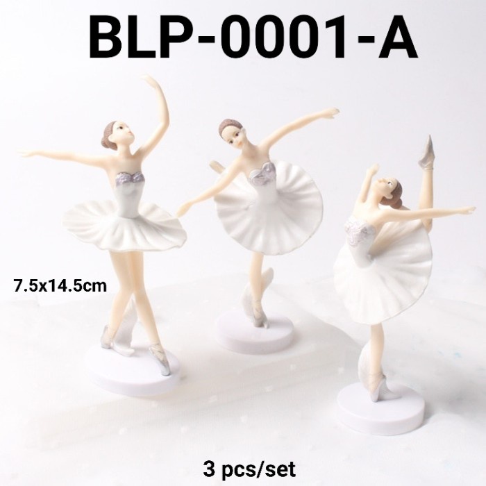 

GR-BLP-0001 CAKE TOPPER FIGURINE BALET BALLET BALERINA BALLERINA TERMURAH