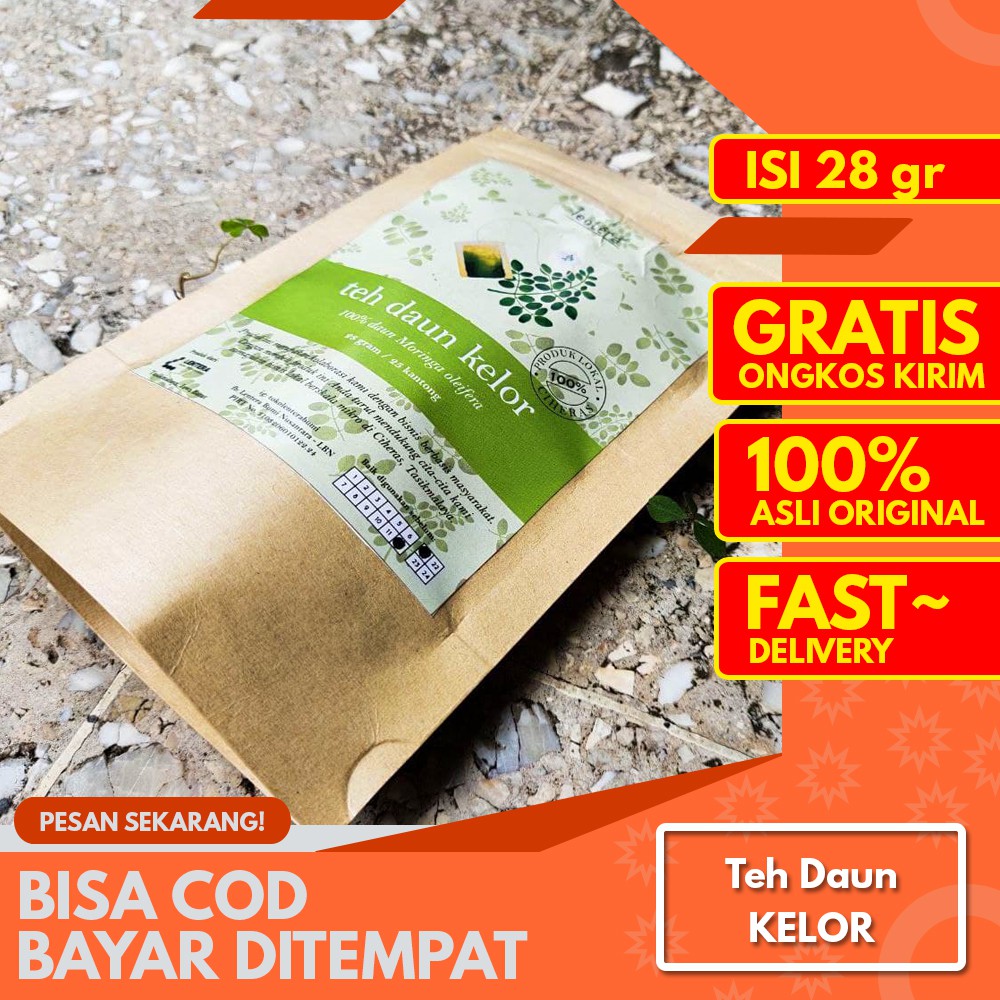 

Lentera TEH CELUP DAUN KELOR, 100% Organik Isi 25 Kantong