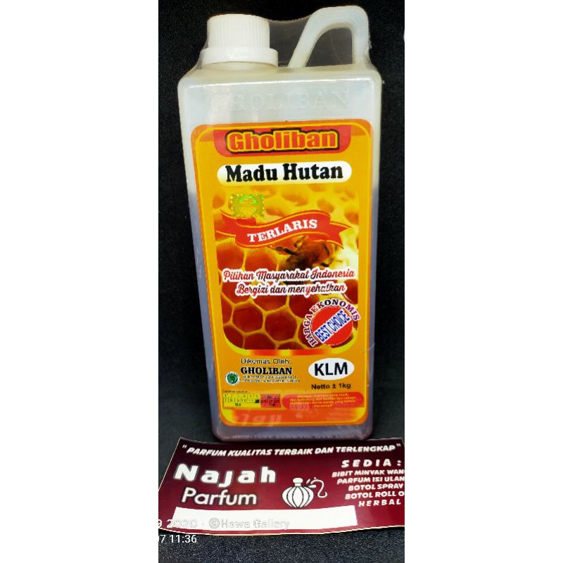 

MADU GHOLIBAN 1KG Madu Hutan Kalimantan plus bee pollen dan royal jelly