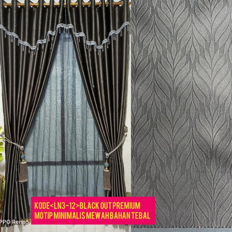 Gordyn minimalis hordeng jendela poni