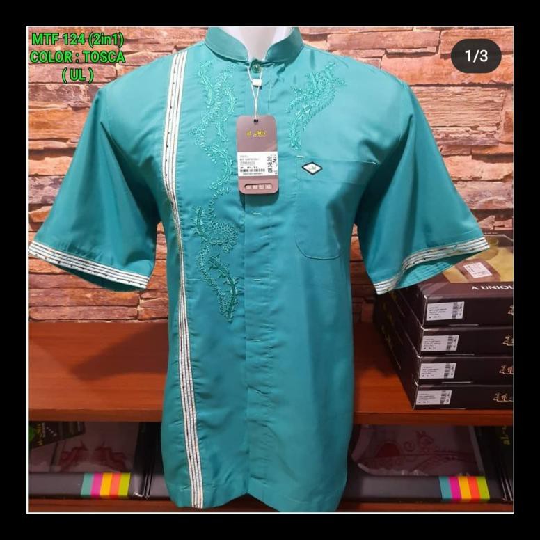 BARU BAJU KOKO AL MIA PLATINUM ORIGINAL LENGAN PENDEK KOKO COWOK TERMURAH ALI