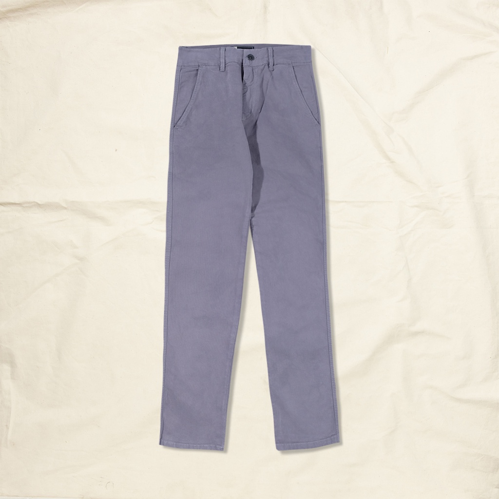 Jimmy and Martin - Basic Slim Stretch Chinos Light Grey Dyed - S322