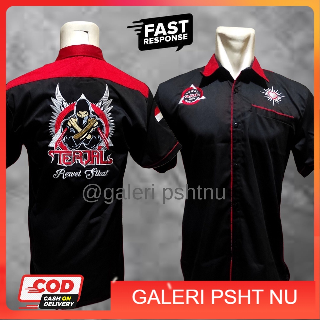 KEMEJA PSHT BORDIR - KEMEJA SH TERATE - HEM PSHT NAGATA DRILL ORIGINAL - HEM PSHT TERBARU - HEM PSHT