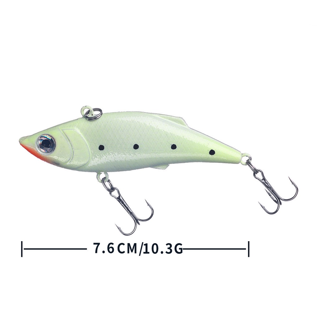 HENGJIA 5Pcs/Box Umpan Pancing Minnow Luminous Fishing Lure Swimbait Topwater Crankbait Bass Popper