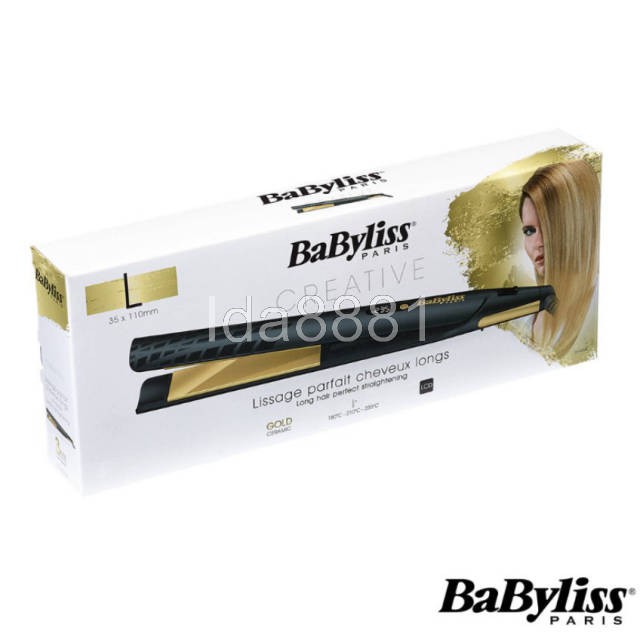 Babyliss Paris Creative Ceramic Straightener|Catokan Rambut babyliss pro |Babyliss pro profesional