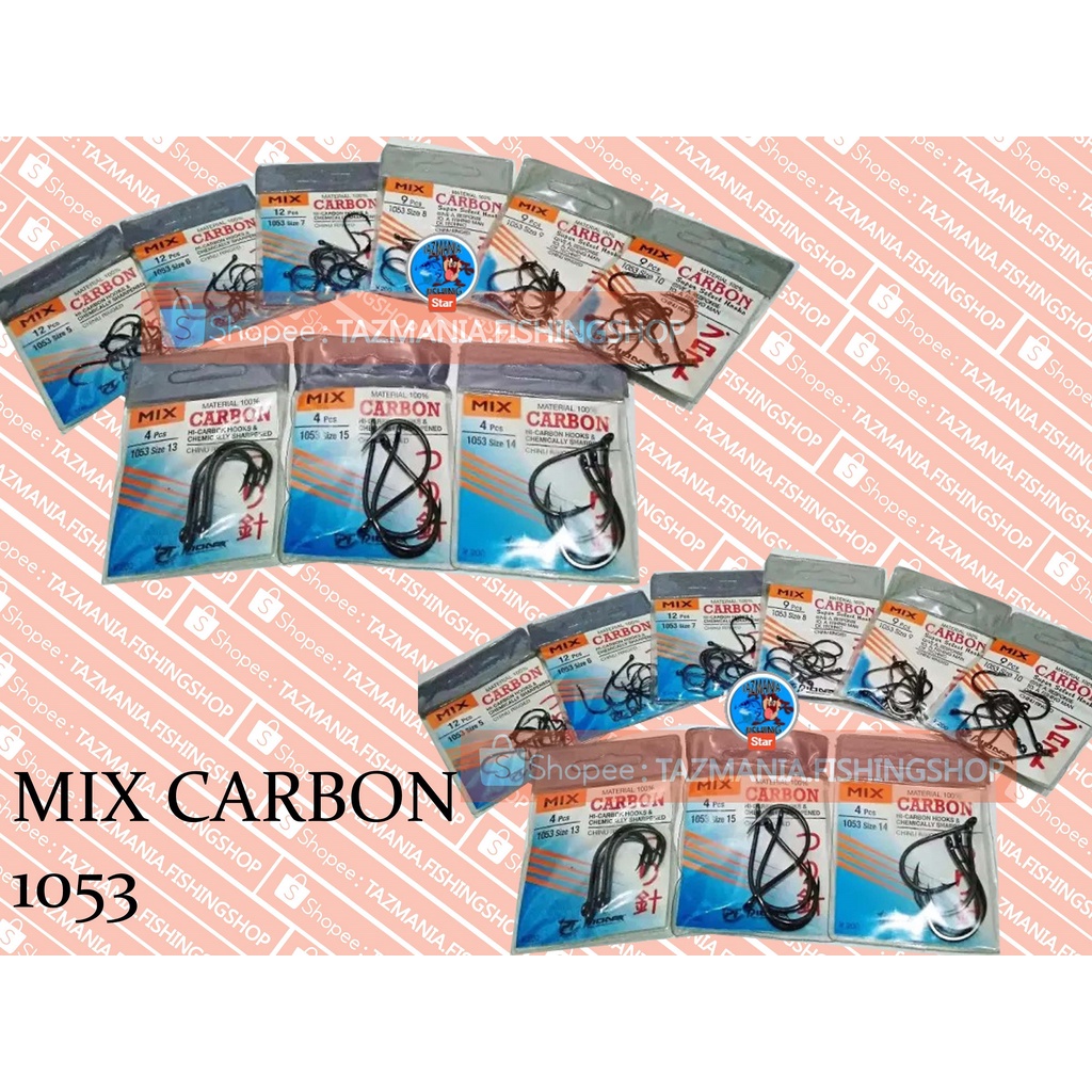 Kail Pancing Mix Carbon 100% Pioneer 1053 Chinu Ring