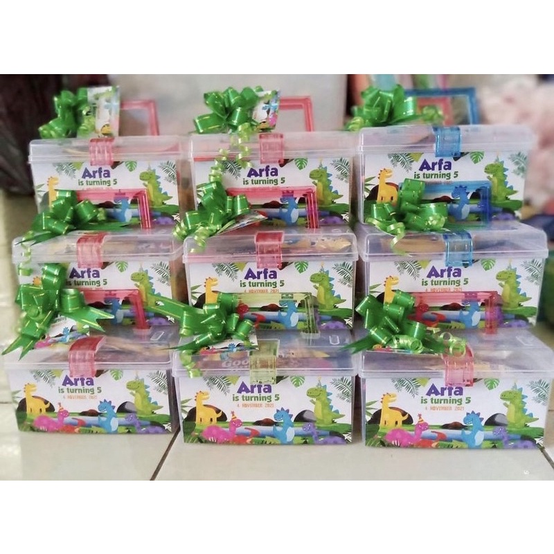 

PAKET MIX BOX TENTENG (custom nama design) + 7 ITEM SNACKS