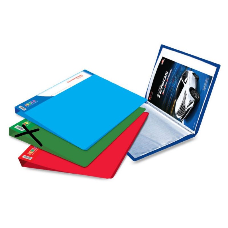 Map plastik document keeper clear holder 100