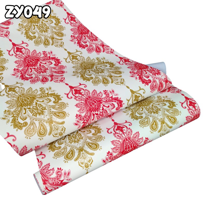 Wallpaper Dinding Motif Modern Kode ZY Wallpaper Dinding 3D Motif Elegant Size 45Cm X 10M High Quality Stiker Dinding Wallpaper Ruangan-ZY049