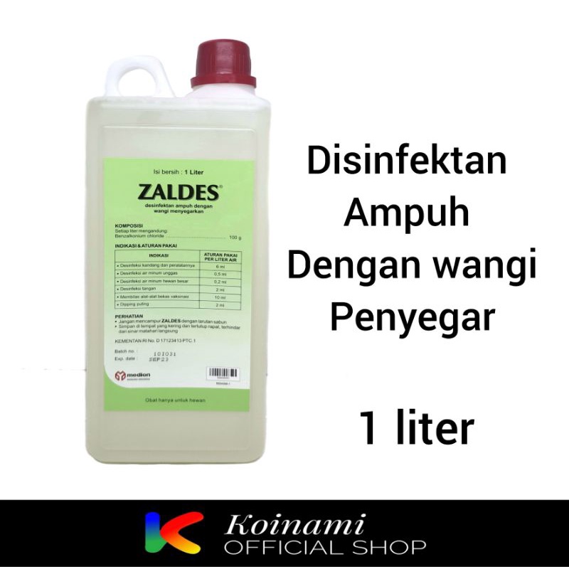 ZALDES DISINFEKTAN WANGI KANDANG HEWAN / medion