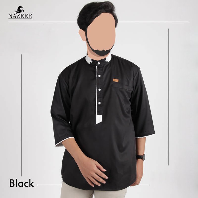 NAZEER Kemko Kemeja Koko Pria Katun Toyobo Premium KKNK