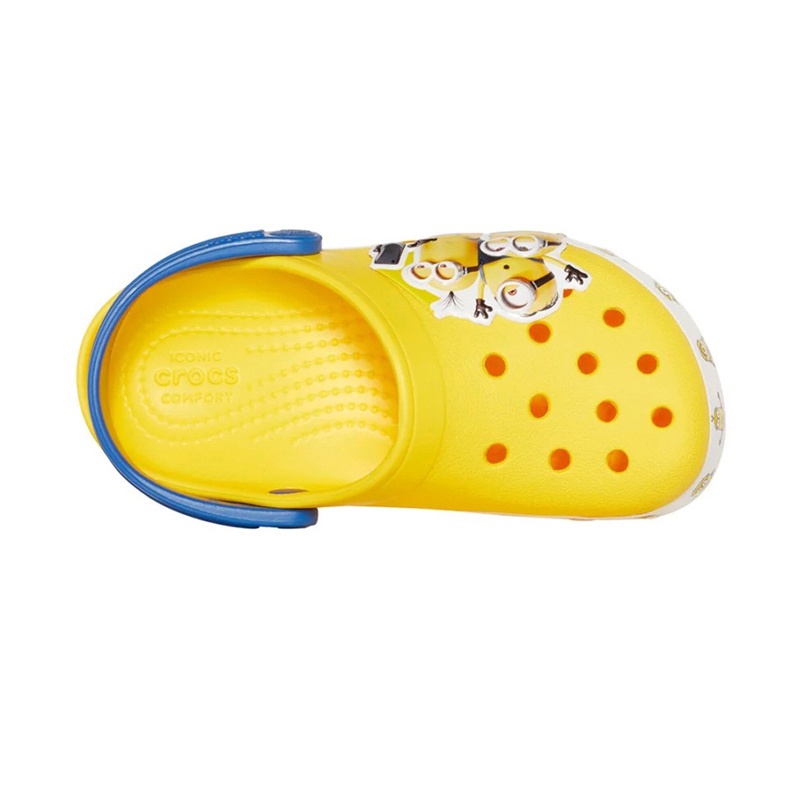 Sandal Crocs Funlab / Sandal Anak Lucu  / Sandal Karakter Minion / Sandal Anak / Sandal Anti Licin - Yellow