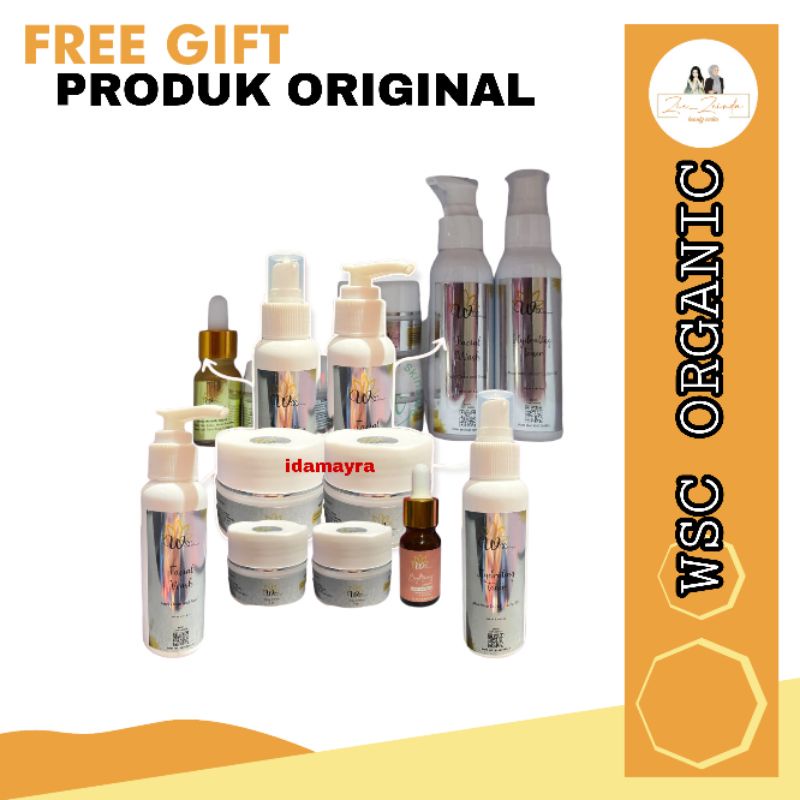 WSC ORGANIC SKINCARE | PAKET WSC | WSC ORGNIC | PAKET SKINCARE WSC ORGANIC | PAKET WAJAH WSC ORGANIC