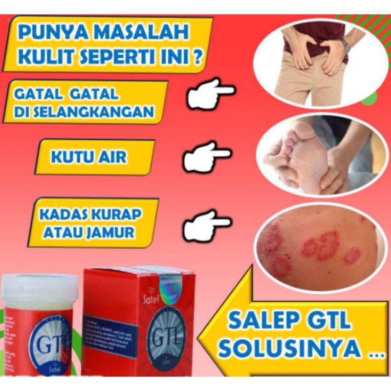 Satel Salep Gatel GTL Mengobati Jerawat Panu Kadas Kurap Eksim Gatelan Aman Bpom-3