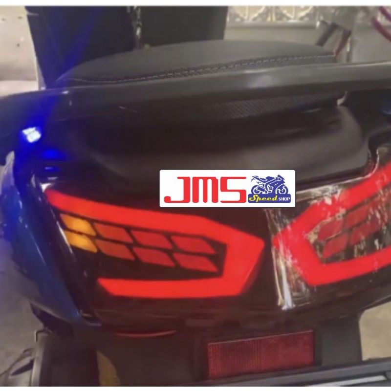 lampu stop belakang Yamaha nmax lama led senja biru dan merah lampu stop lampu merah