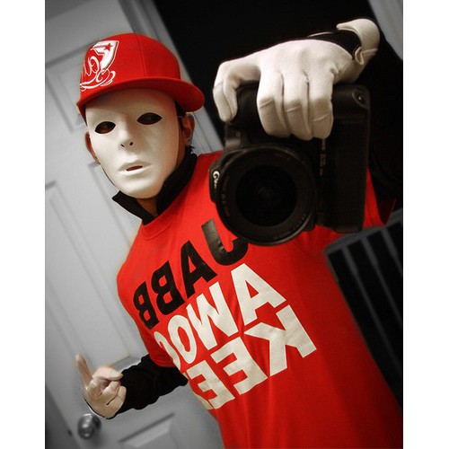 Topeng jabba jabbawockeez doff white like original