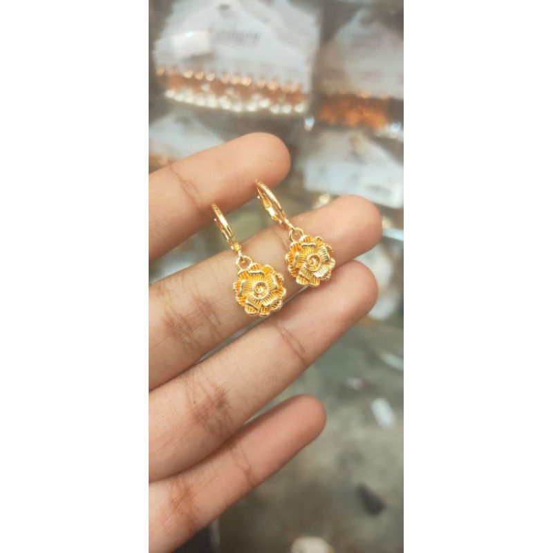 anting replika emas kualitas golden model gantung