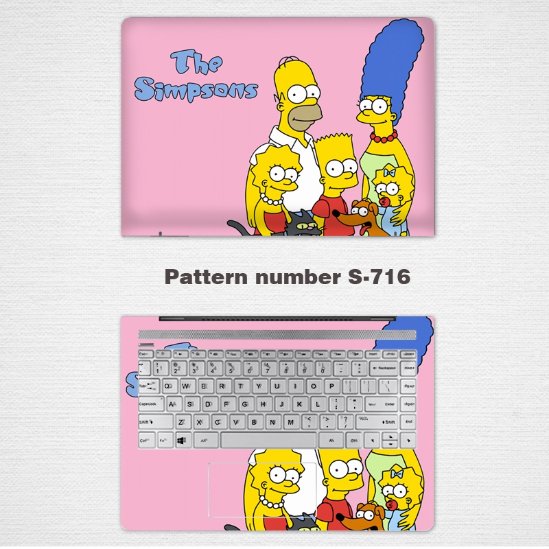 2 Pcs Stiker Pelindung Laptop Notebook Lenovo Ideapad 320-15 Ideapad 330-15 V330-15 Universal Motif Snoopy