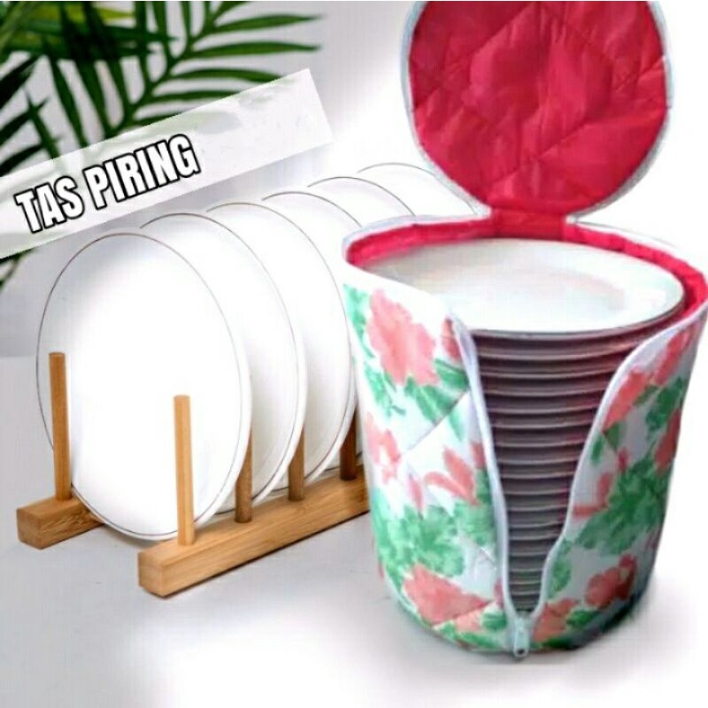 Tas Piring 24,5cm/Sarung Piring/Tas Penyimpanan Piring