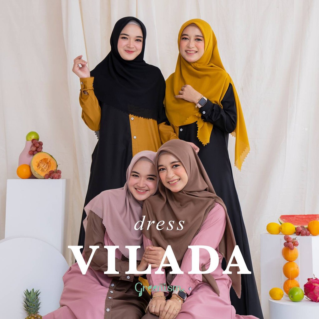 READY VILADA DRESS BY GREENISM | LIMIED STOK | GREENISM TERBARU JULI 2021