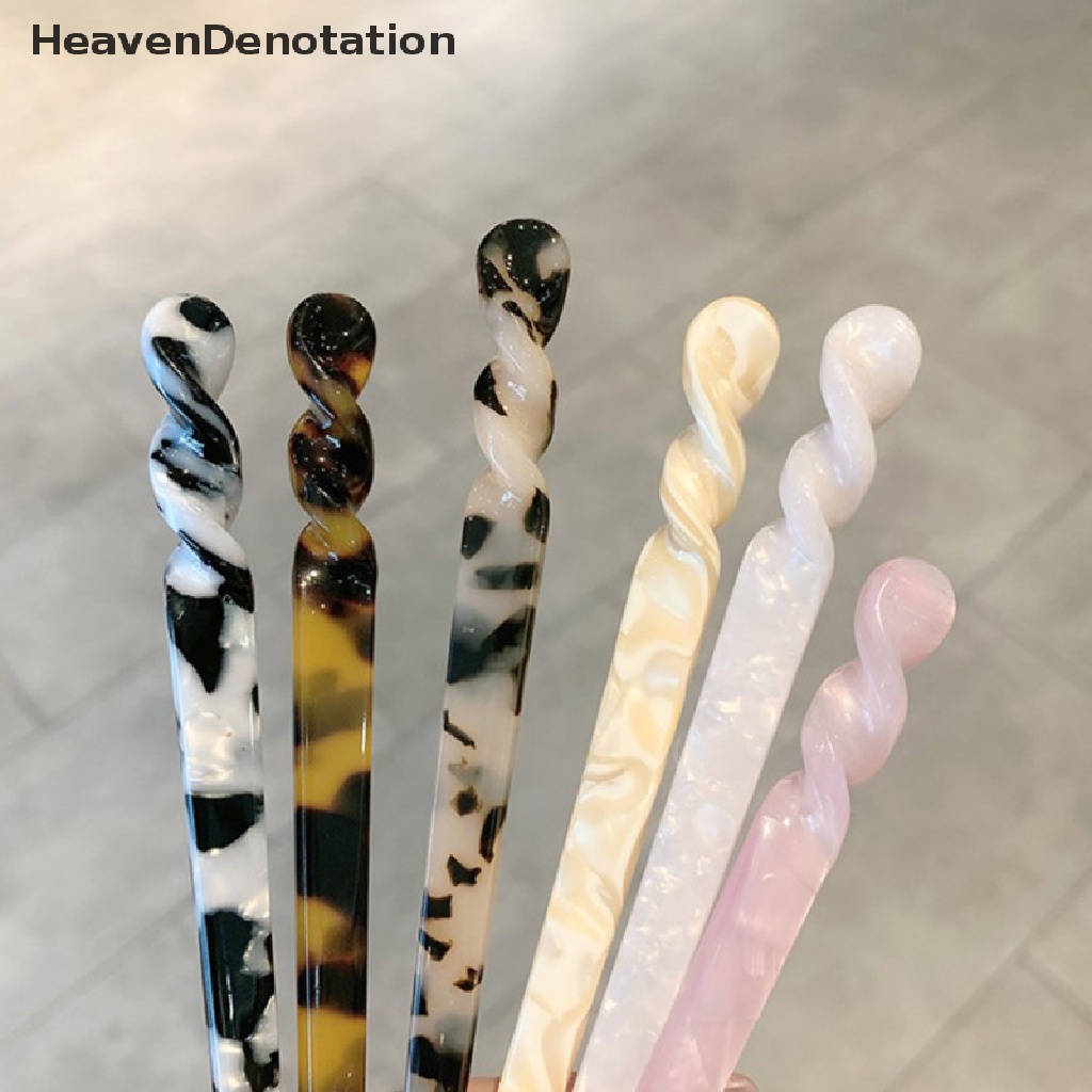 [HeavenDenotation] Chinese Style Hair Sticks Acetate resin Chopstick Women Hairpins