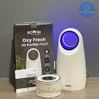 Bowin Air Purifier Ruangan - Oxy Fresh Halo (HEPA 13 & Karbon Aktif)