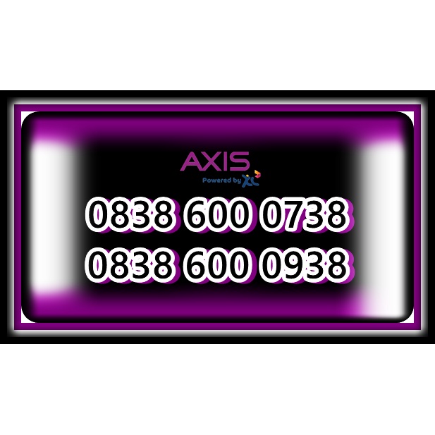 Axis Langka 11 Digit 4G Prabayar Nomor Rapi Mudah Dihafal Seri 0838 600 08XX