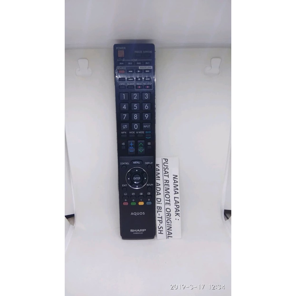 RM-1857 REMOTE REMOT TV SHARP AQUOS LED LCD GA865WJSA ORIGINAL