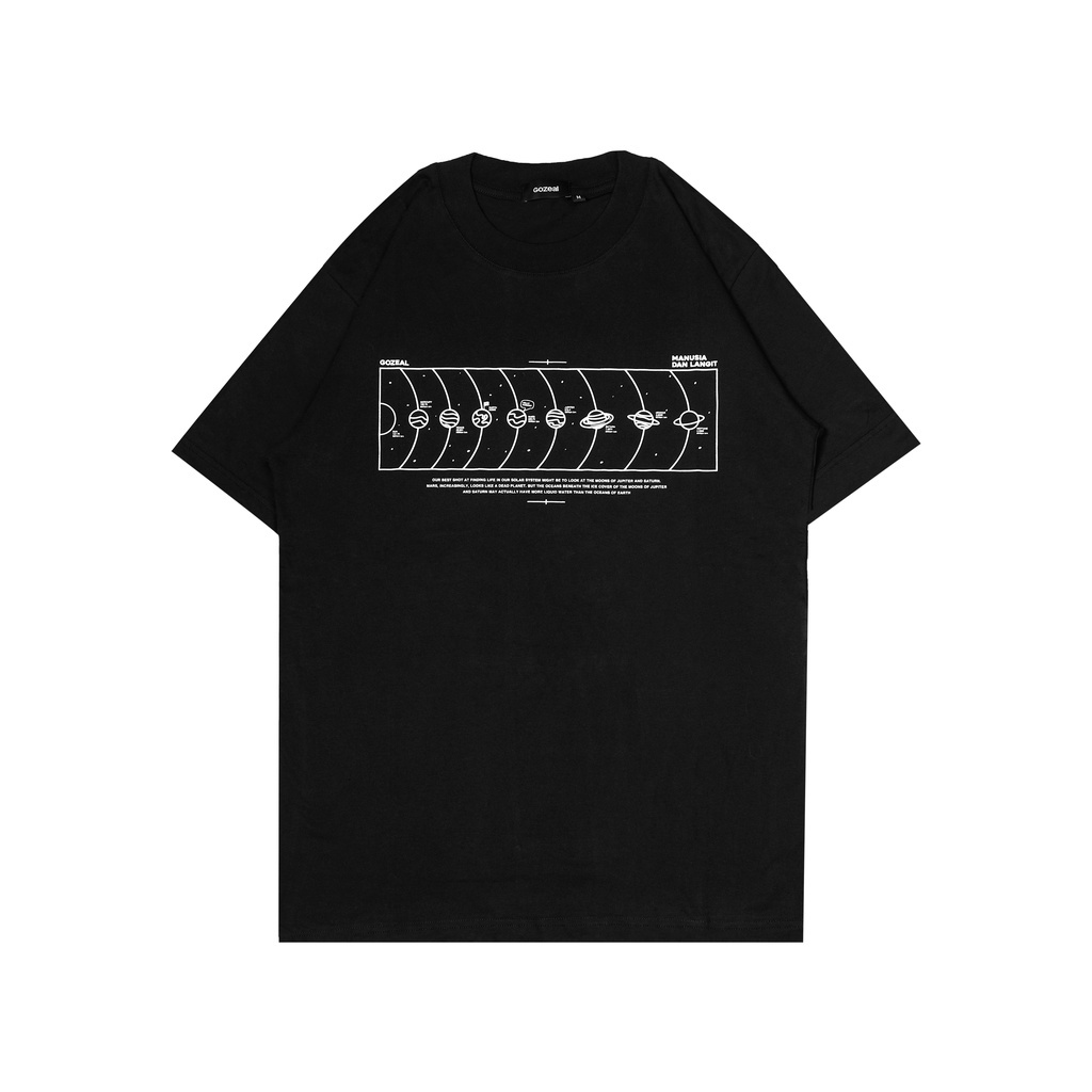 T-SHIRT BAJU KAOS DISTRO GOZEAL MANUSIA LANGIT PREMIUM TEES | KAOS DISTRO PRIA WANITA