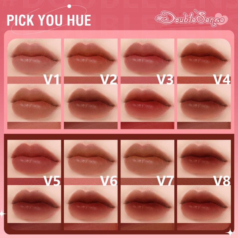 Pinkflash Duo Lip Gloss Double Sense 2 In 1 Dual Ended Lipstick