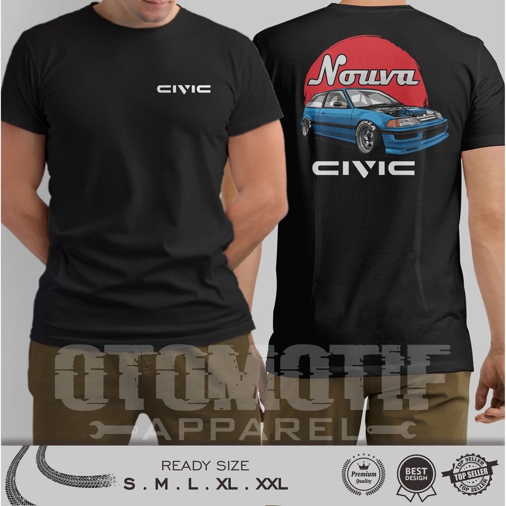 KAOS OTOMOTIF CIVIC NOUVA RACING JDM SERIES 02