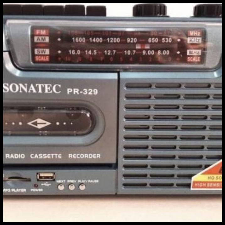 Radio Sonatec Pr-329 Radio Kaset Usb Am/Fm