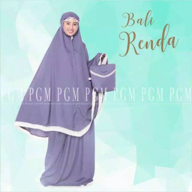 MUKENA BALI POLOS RENDA