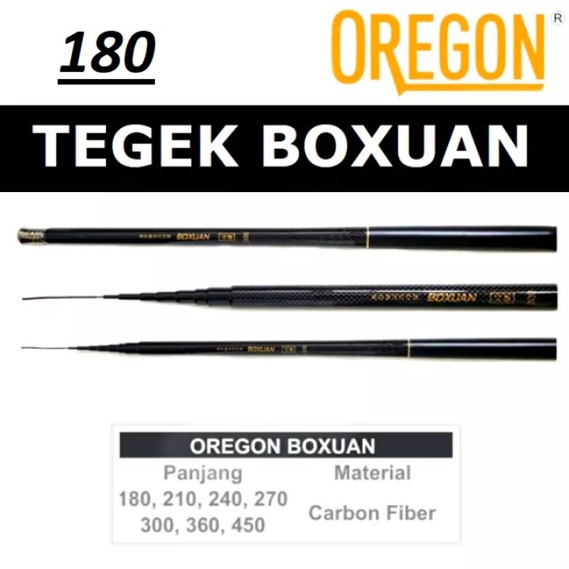 JORAN TEGEK OREGON BOXUAN 180 210 240 270 300 360 450 CARBON RUAS PENDEK