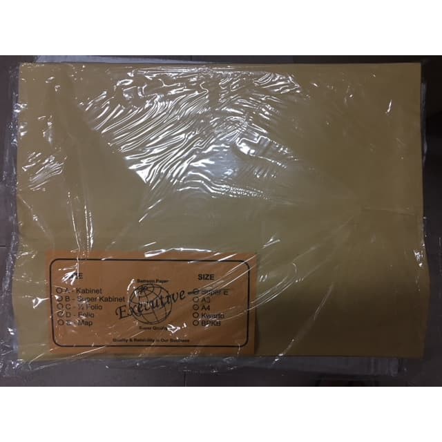 

Amplop Coklat Super Map (Super) (Pack @ 100 Pcs)